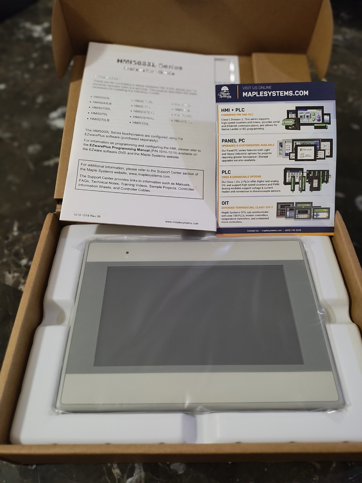 MAPLE SYSTEMS HMI5070DL HMI