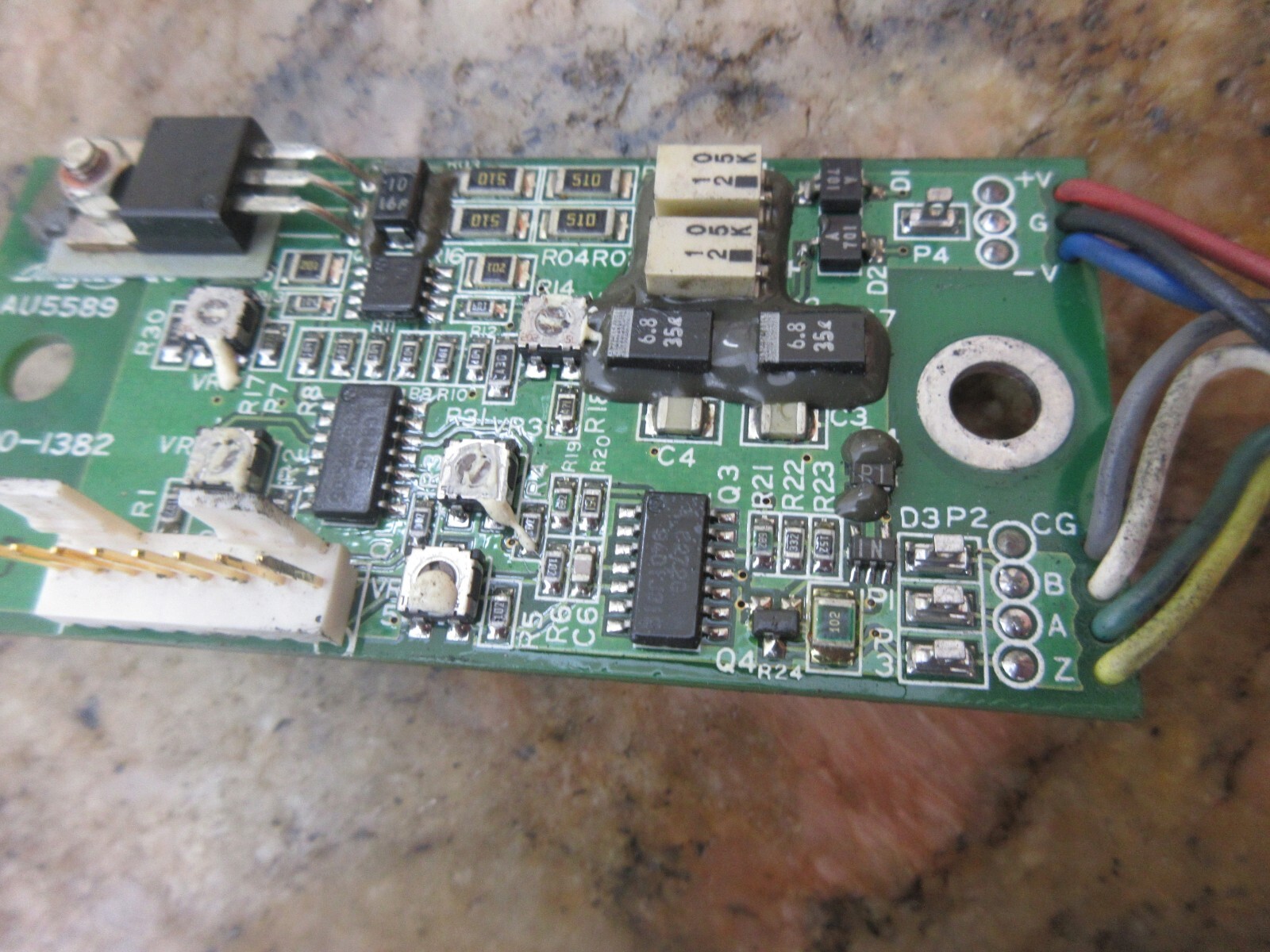 TAMAGAWA MITSUBISHI SPINDLE MOTOR ENCODER CIRCUIT BOARD AU5589 6590-1382