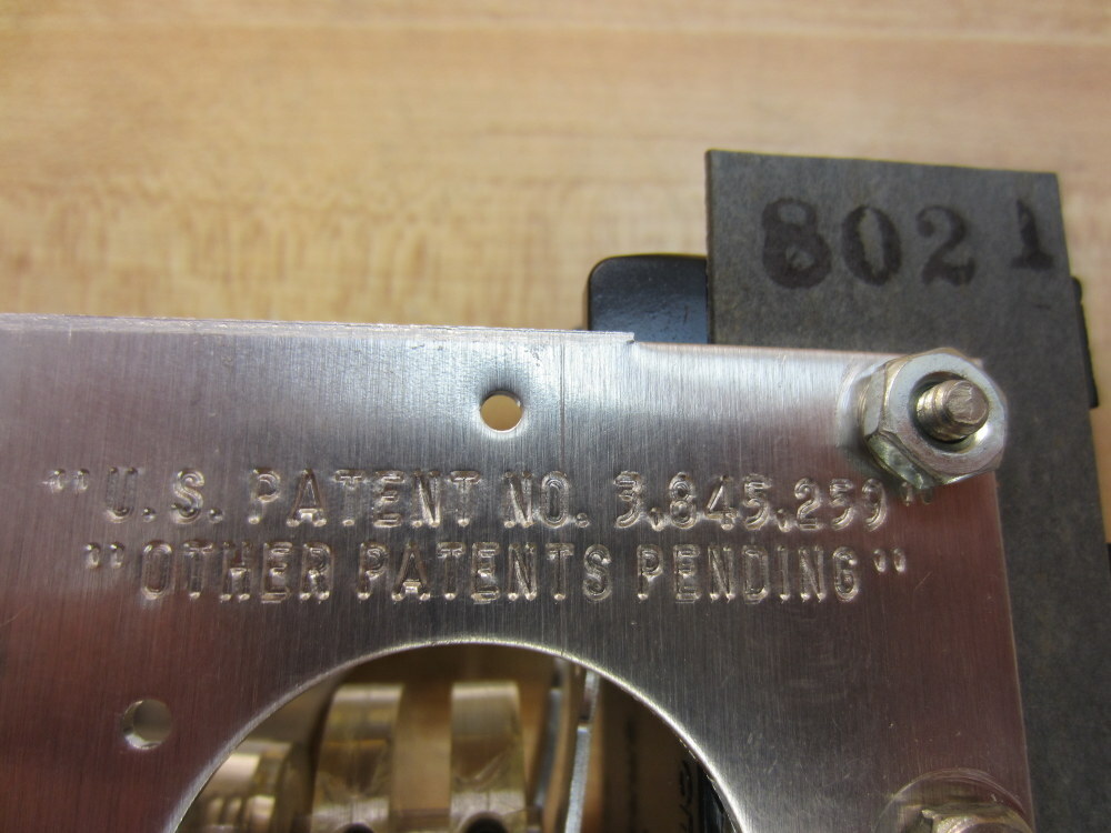 Part 8021 Reliable Model A Vane Switch Only w/Hardware