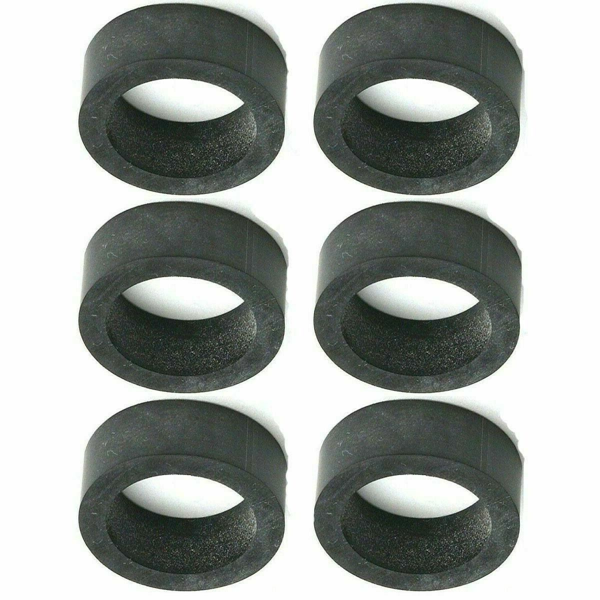 6 pcs Steamer Rubber Washer Gaskets for Boiler Sight Gauge Glass 5/8″OD Seals
