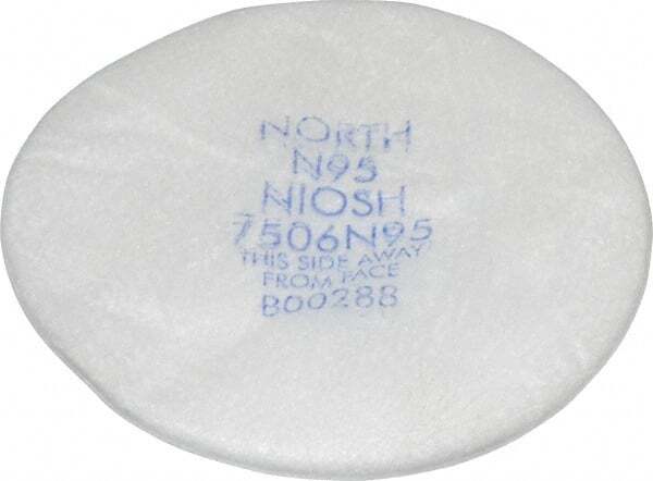10 Pack North N95 Facepiece Filters: Non-Oil Based Particulates, White