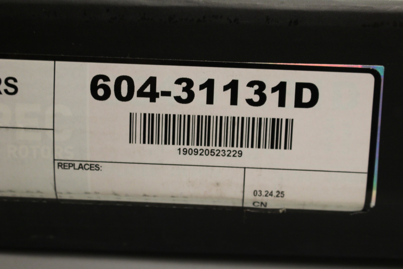 Disc Brake Rotor – 604-31131D – New