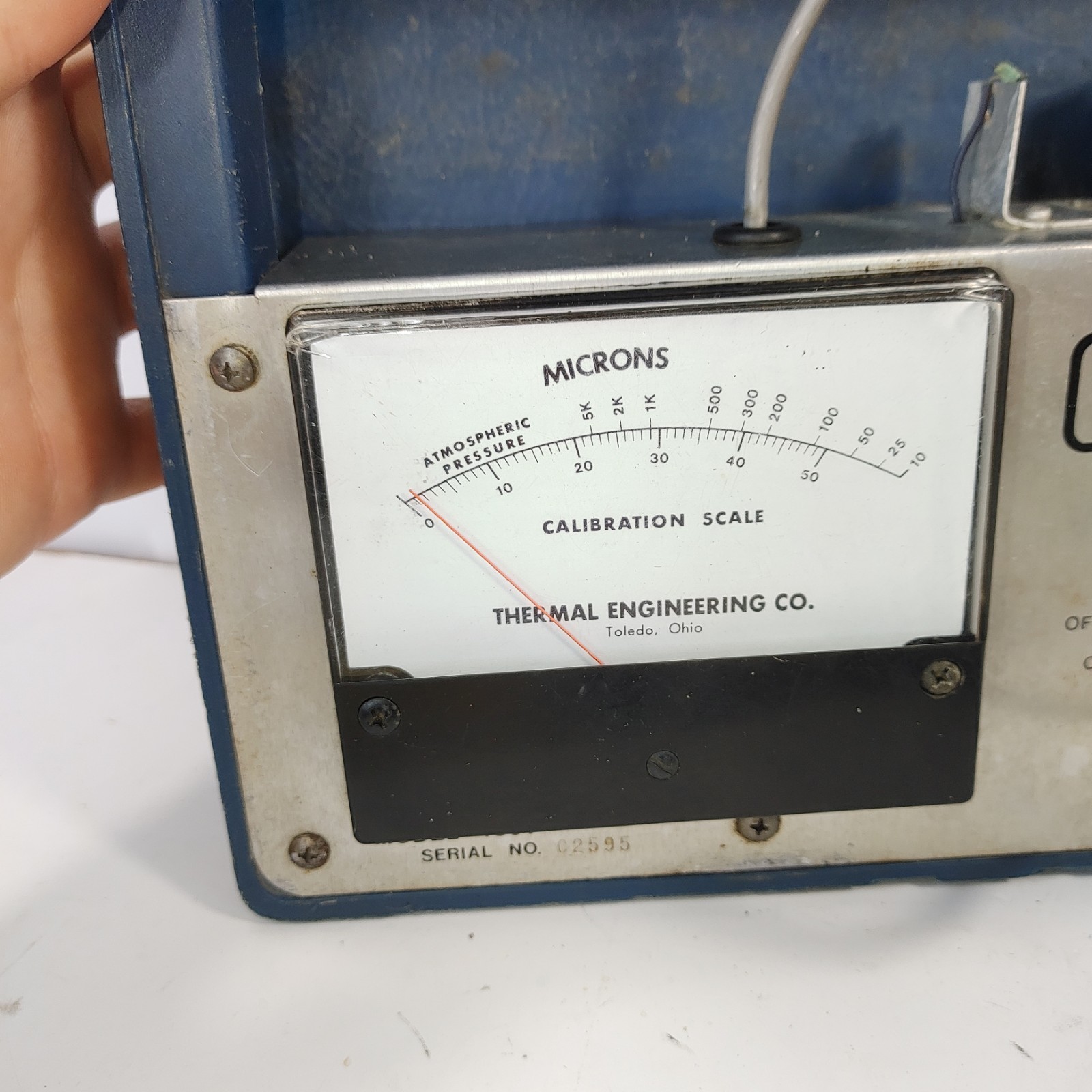 No. 4501 Thermal Vac Check Guage Tester Analyzer – Untested As IS