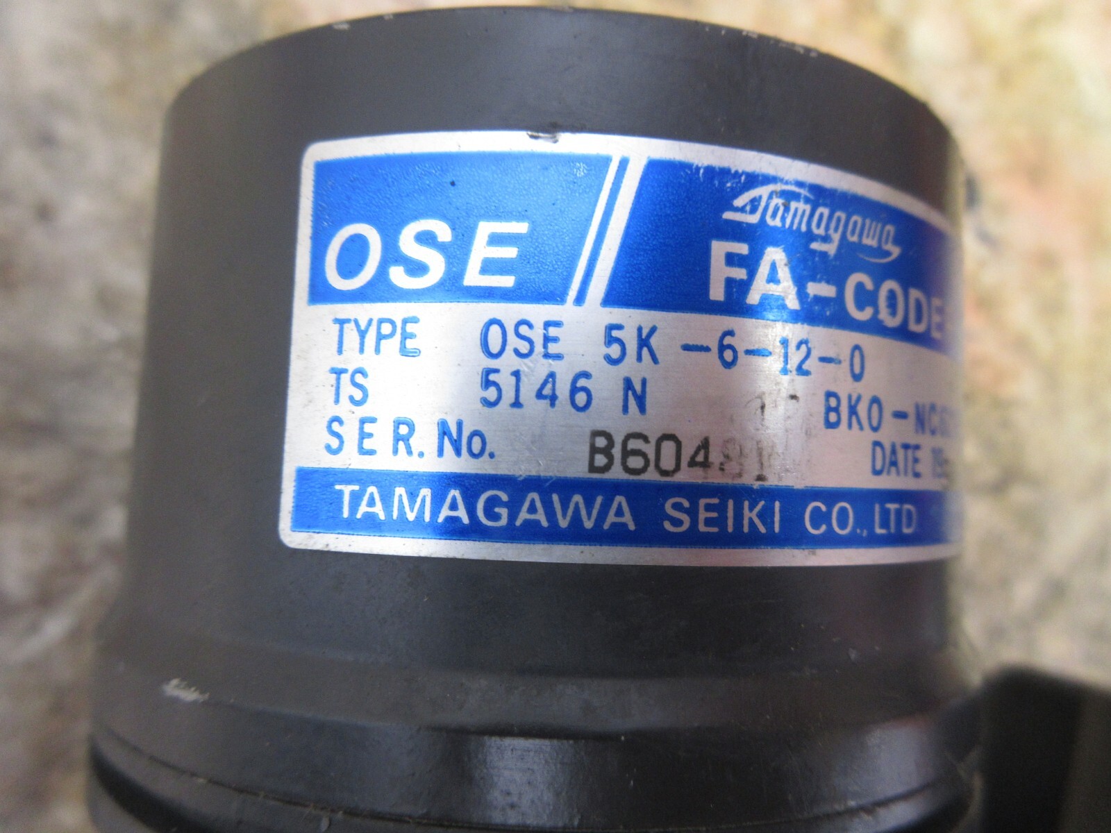 MITSUBISHI MOTOR Z653368 HA33C-S OSE 5K-6-12-0 TS 5146 N BKO-NC6214 EACH 1