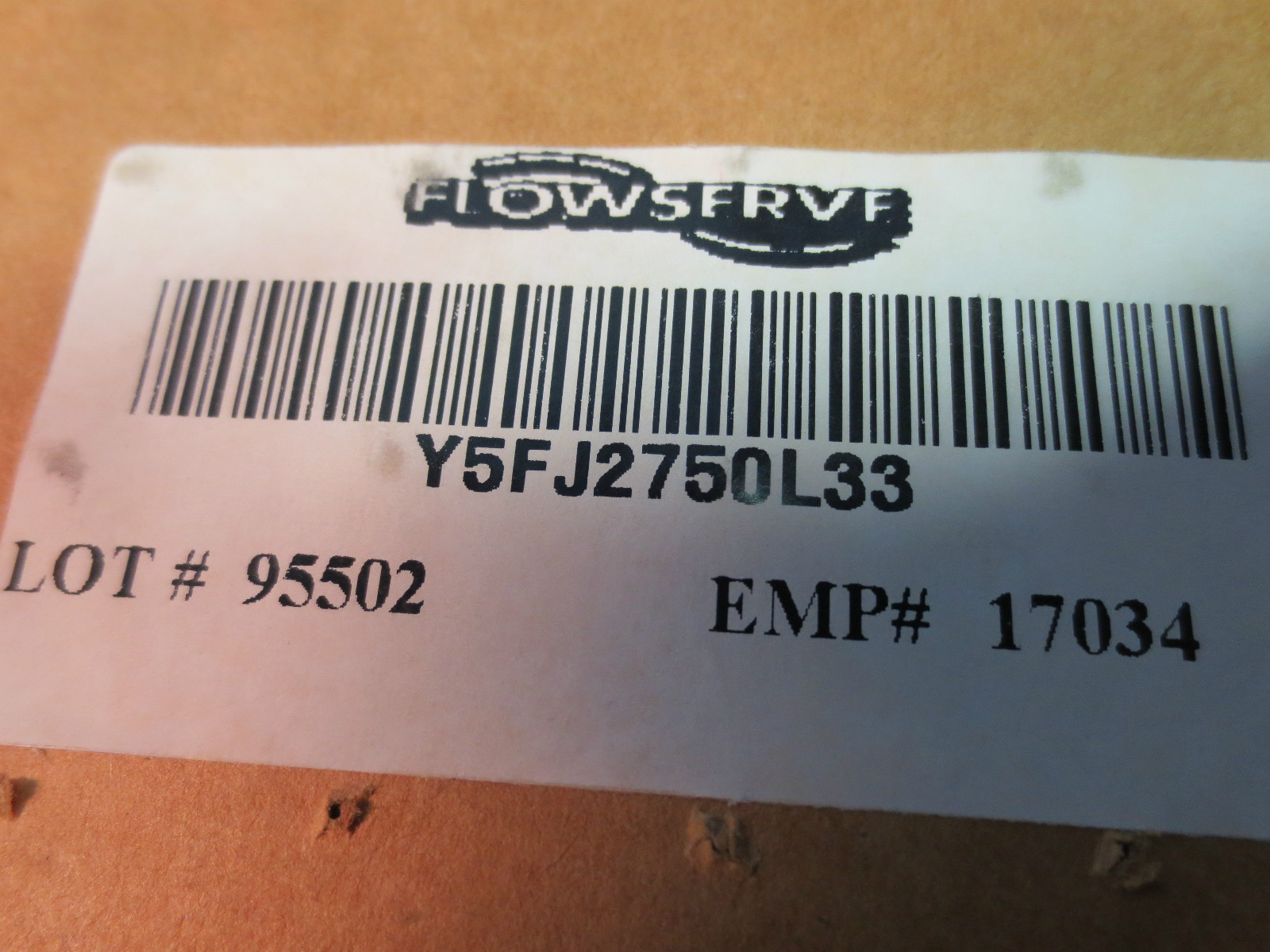 FLOWSERVE Y5FJ2750L33 CARBON O-RING / SEAL – 5/NO 5 CARBON INSERT – NEW SURPLUS