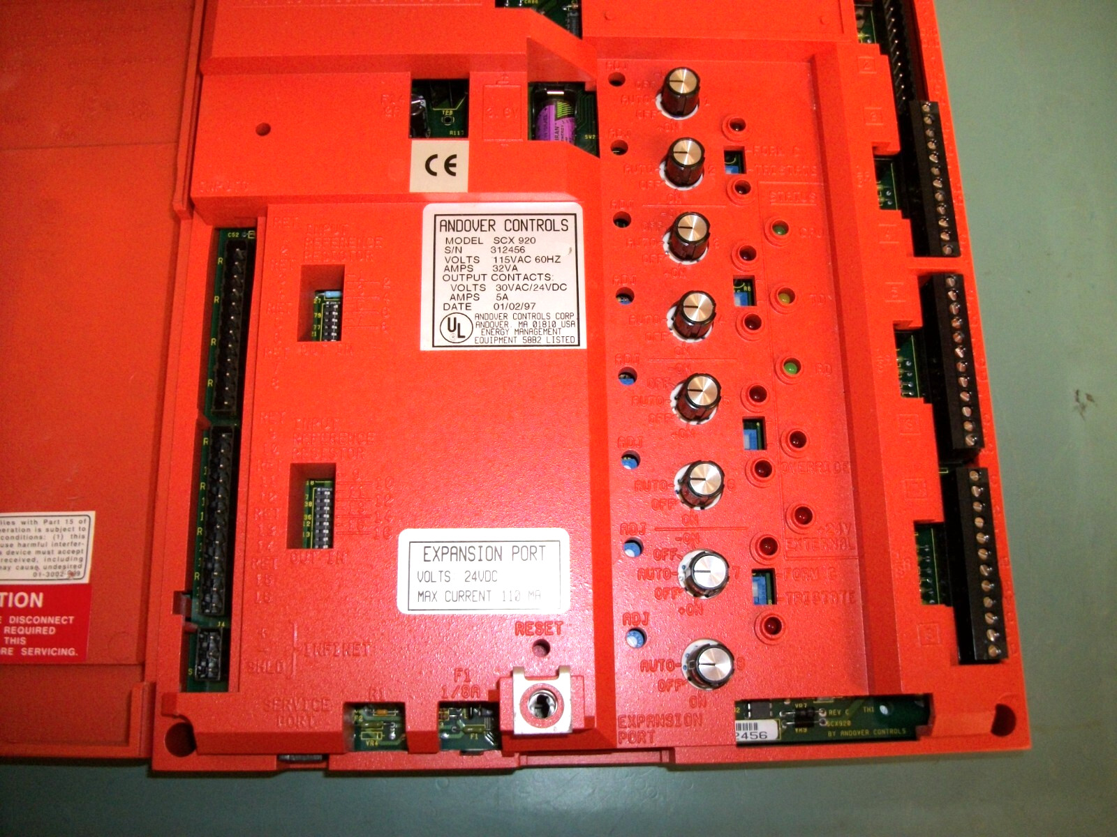 INFINITY ANDOVER CONTROLS SCX 920 Main Control Board & Case