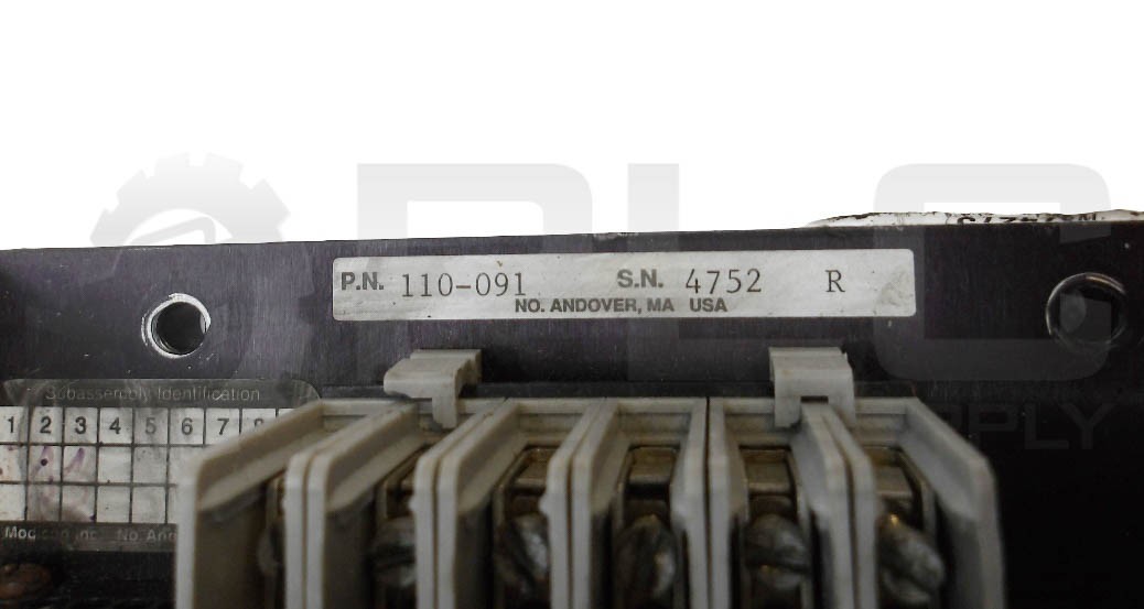 MODICON 110-091 BRUSHLESS SERVO DRIVE CONTROLLER CYBERLINE 1000