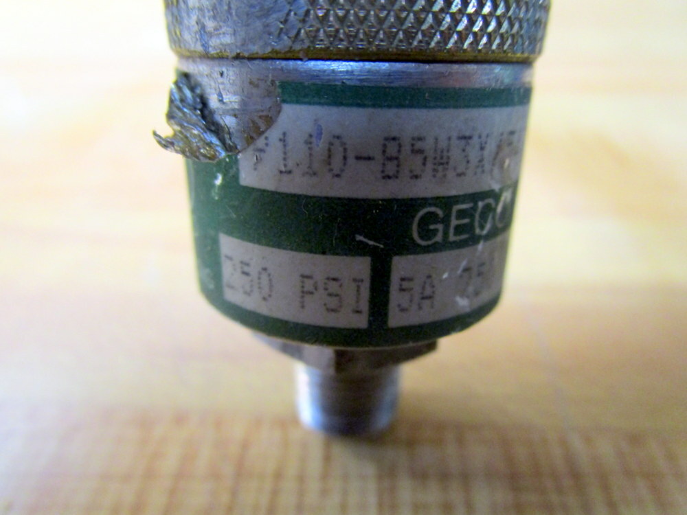 Wasco Geco P110-85W3X/5473-2 Pressure Switch P11085W3X54732
