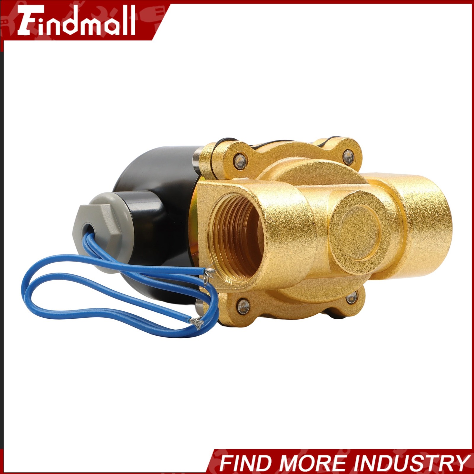 Findmall 3/4″ Solenoid Valve Air Water N/C Gas Oil Normally Closed 12V 220V