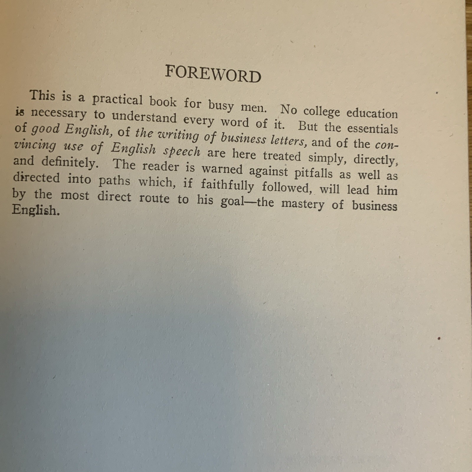Business Man’s Dictionary and Guide to English