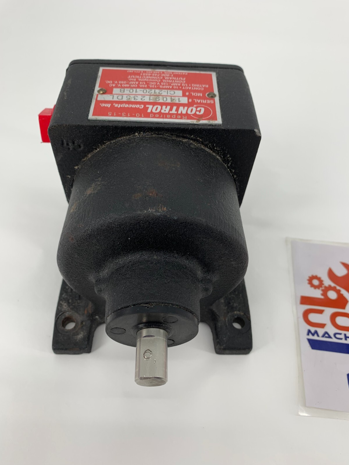 Control Concepts, Inc. CI-2120-10-B SPDT Zero Speed Switch 10A 125/250/480V