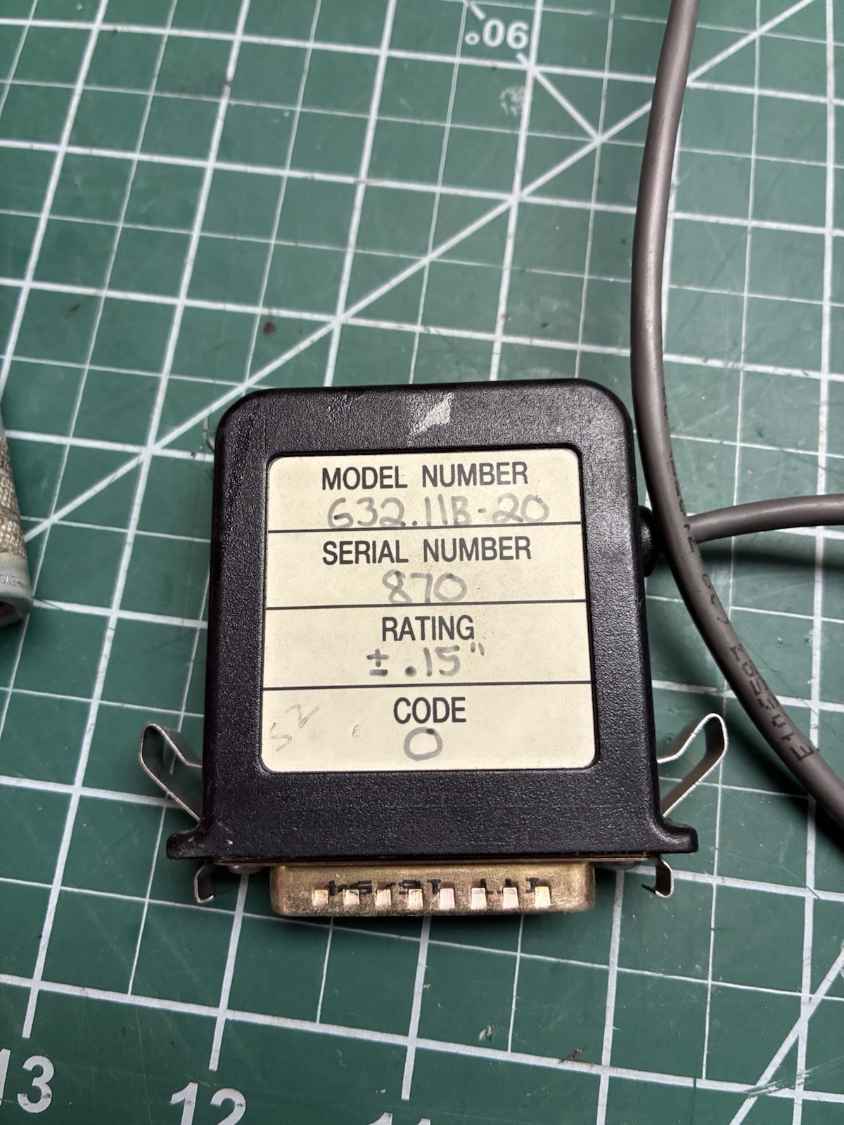 Instron Tensile Tester Cable 632.11B-20