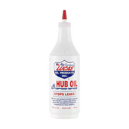 Lucas Oil 10088 Hub Oil, Bottle, 32 Oz, 85 Cst Viscosity (Sus At 100 F), Amber