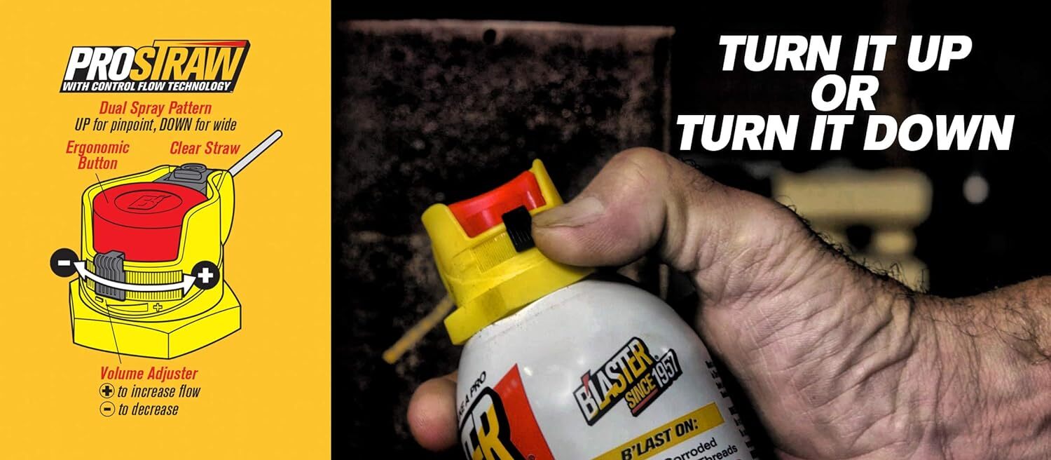 Blaster Rust Free Penetrating Catalyst Includes B Inlaster Prostraw 11Oz 12 Pack