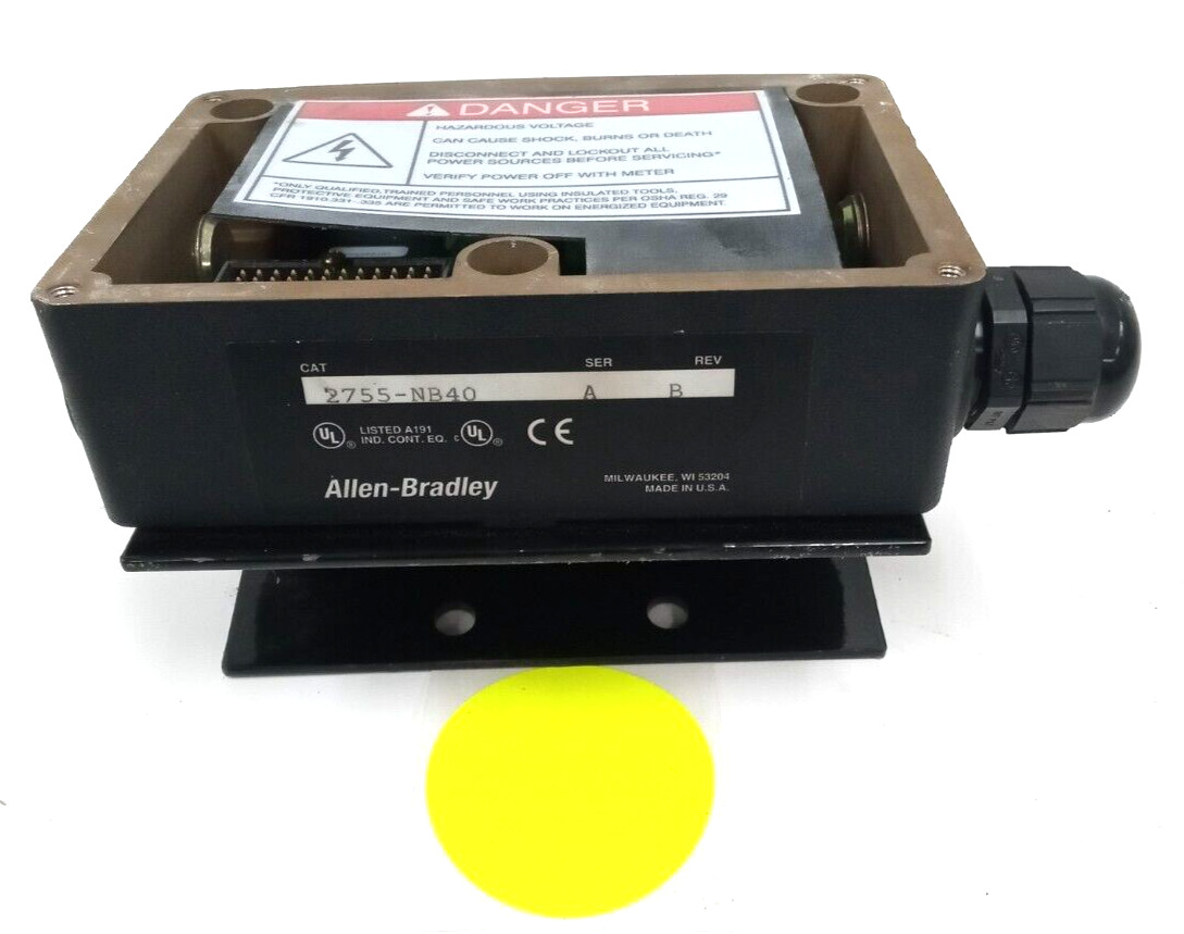 ALLEN- BRADLEY 2755-NB40 WIRING BASE FOR ADAPTASCAN