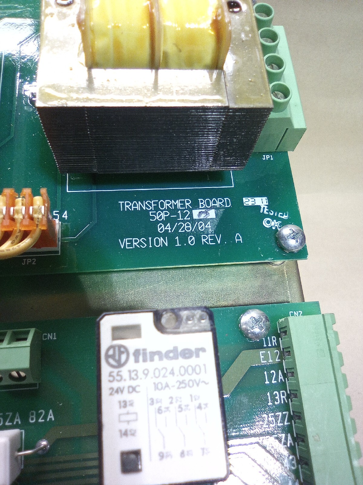 Logic Board 50P-1220 Version 1.0 Rev. A