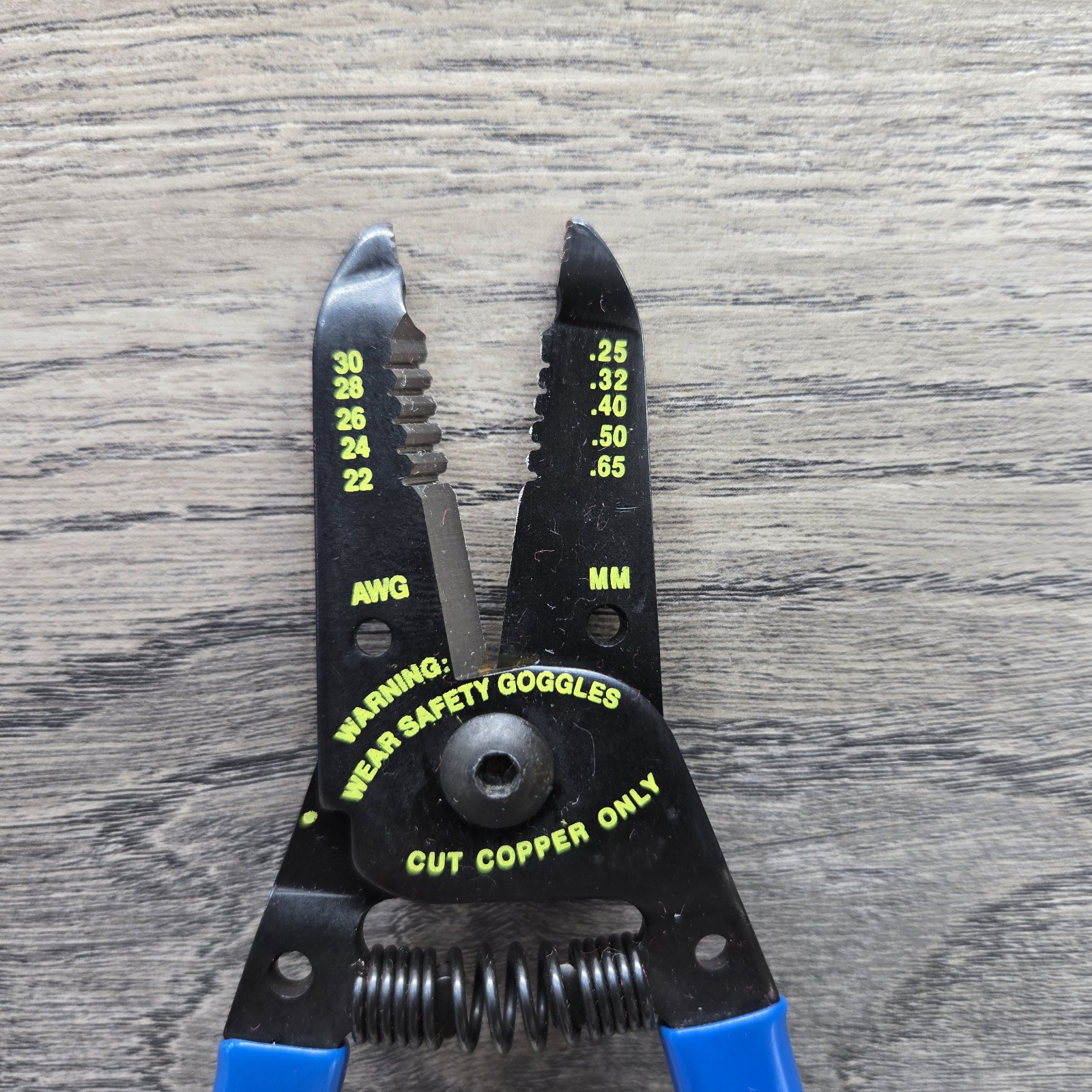 Imperial IE-180 Wire Stripper USA Made 30 AWG to 22 AWG Max Capacity Steel