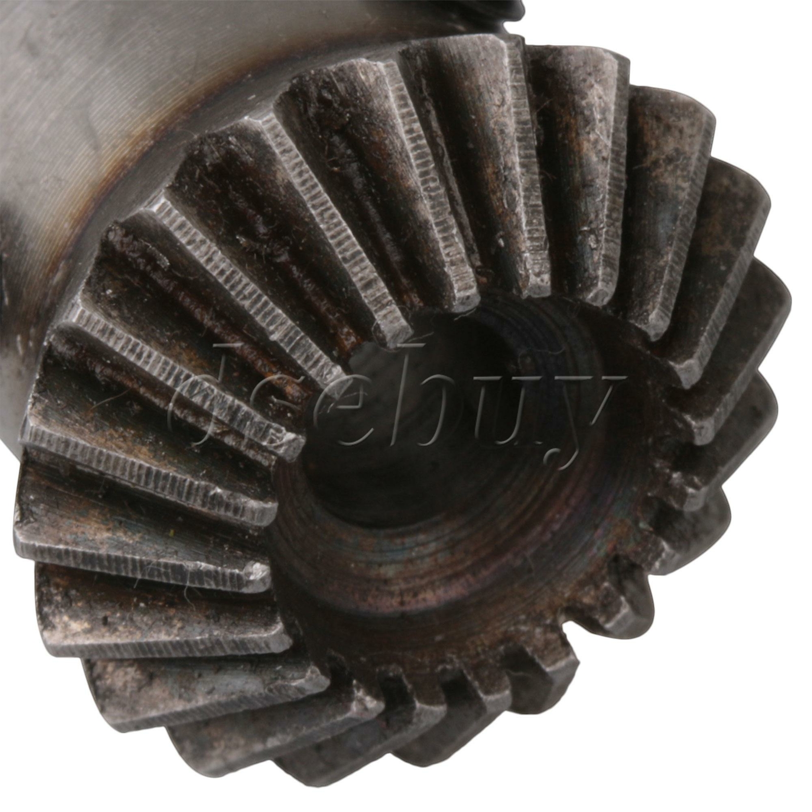 6 Pieces Silver 6mm Hole Diameter 20 Teeth Tapered Bevel Gear Wheel 1 Modulus