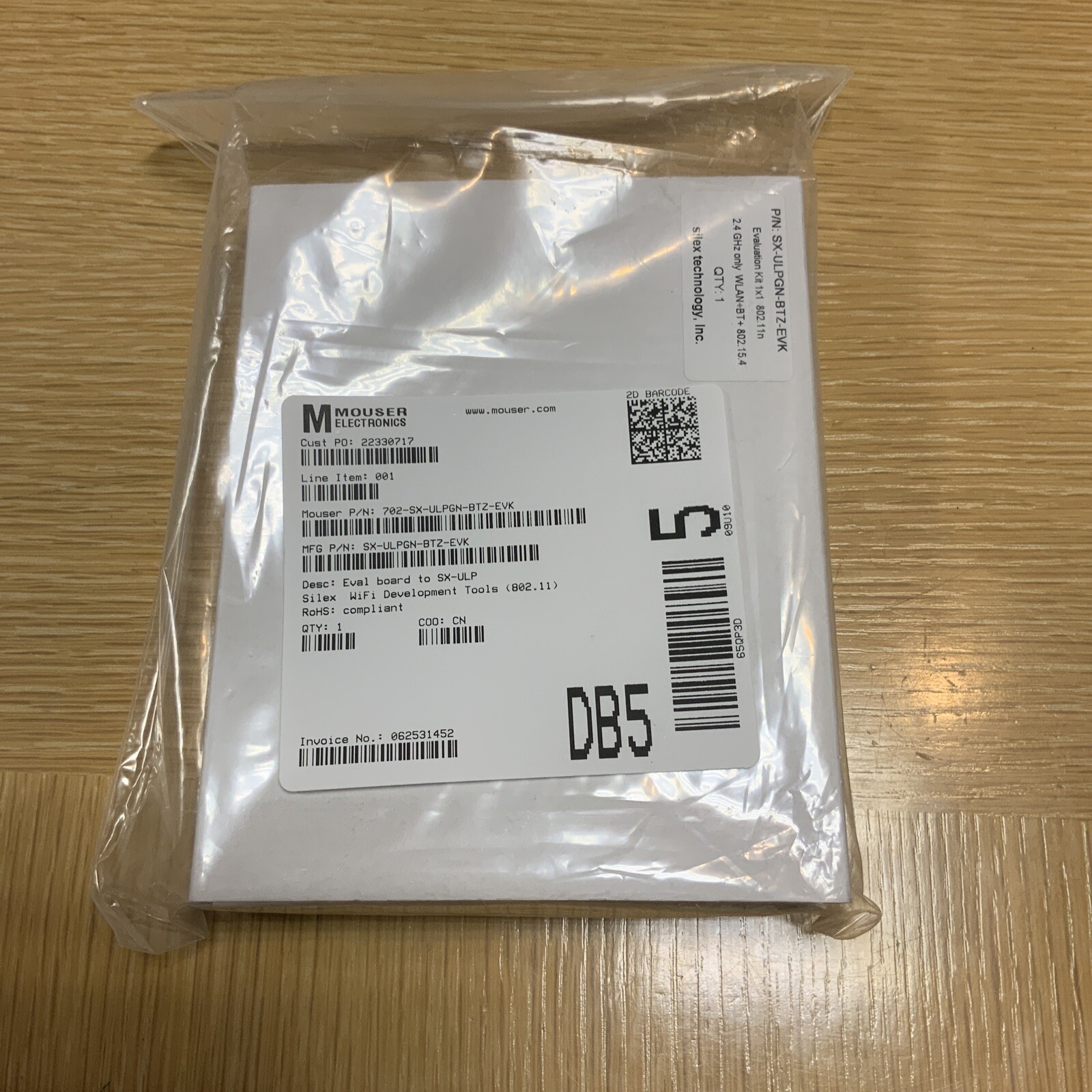 Mouser Electronics 702-SX-ULPGN-BTZ-EVK Evaluation kit