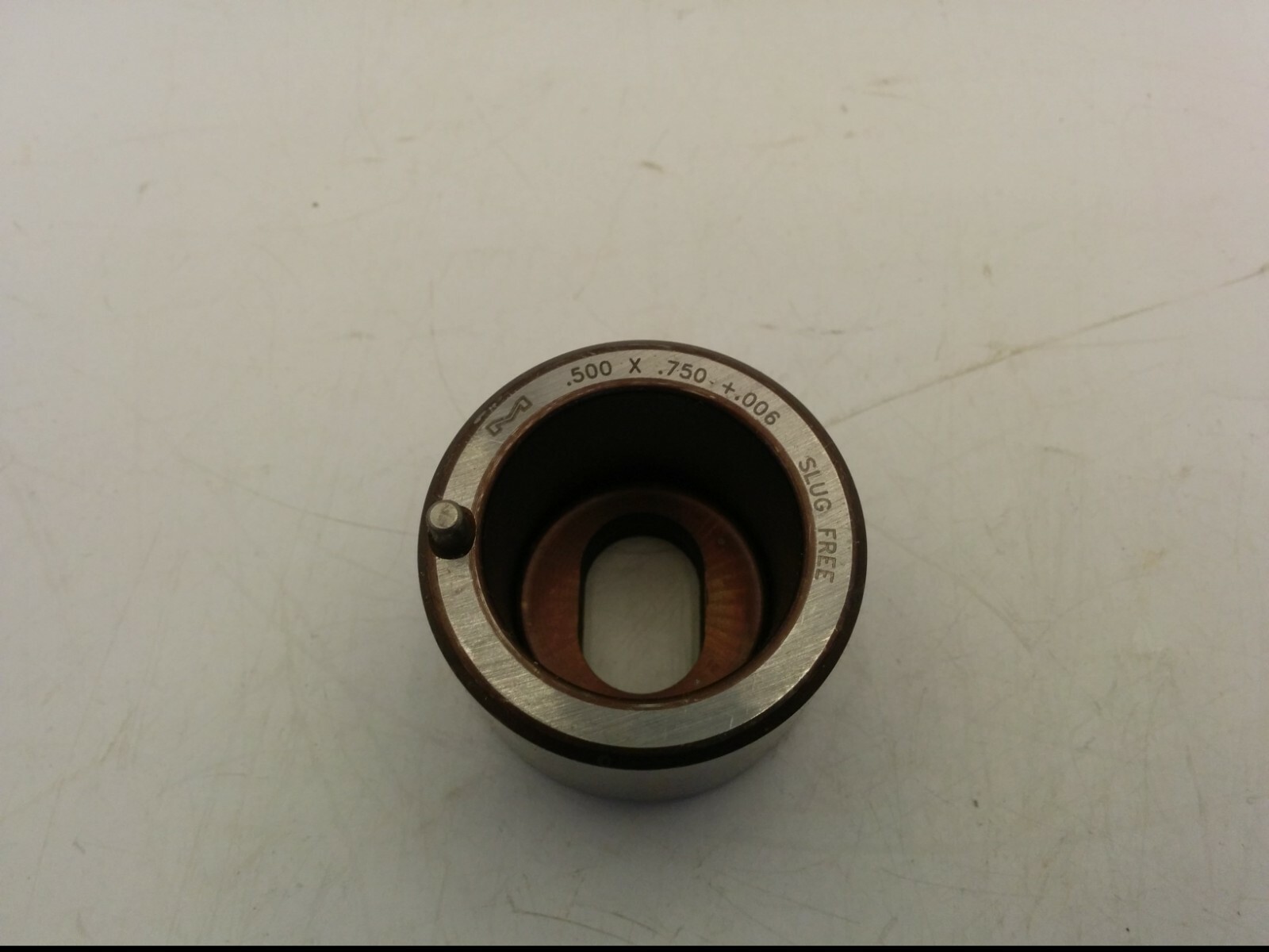 MATE PRECISION TOOLING SLUG FREE PUNCH PRESS DIE, .500 x .750 + .006, NNB