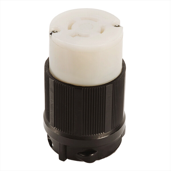 NEMA L16-20 Grounding Locking Connector, 20A 480V AC, 3 Pole 4 Wire, cUL Listed