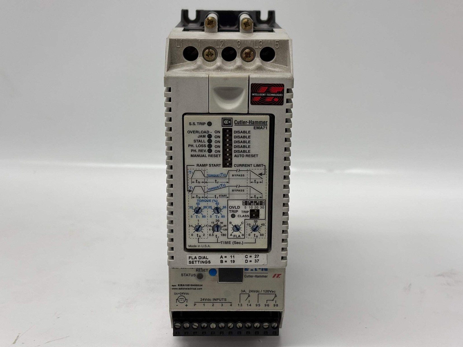 Eaton S801N37N35 Switch-Fuse Motor Controller Safety Switch Assembly