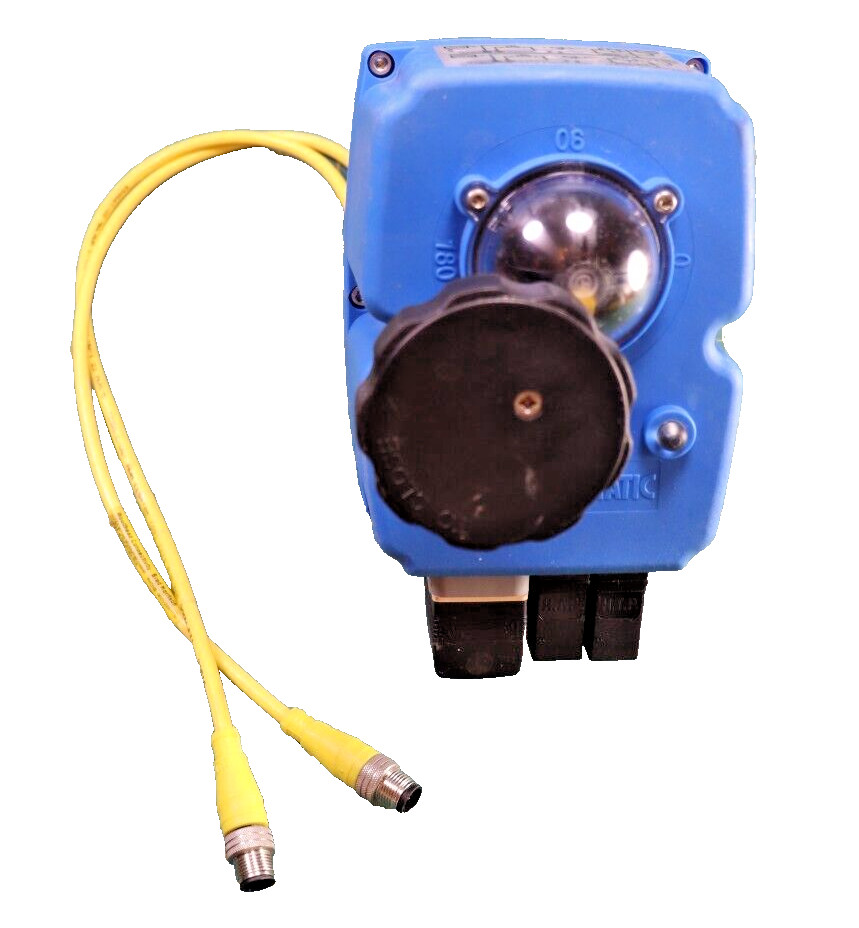 True Blue 7756-D Electric Actuator Plast-O-Matic Normally Closed 12V-24V AC/DC