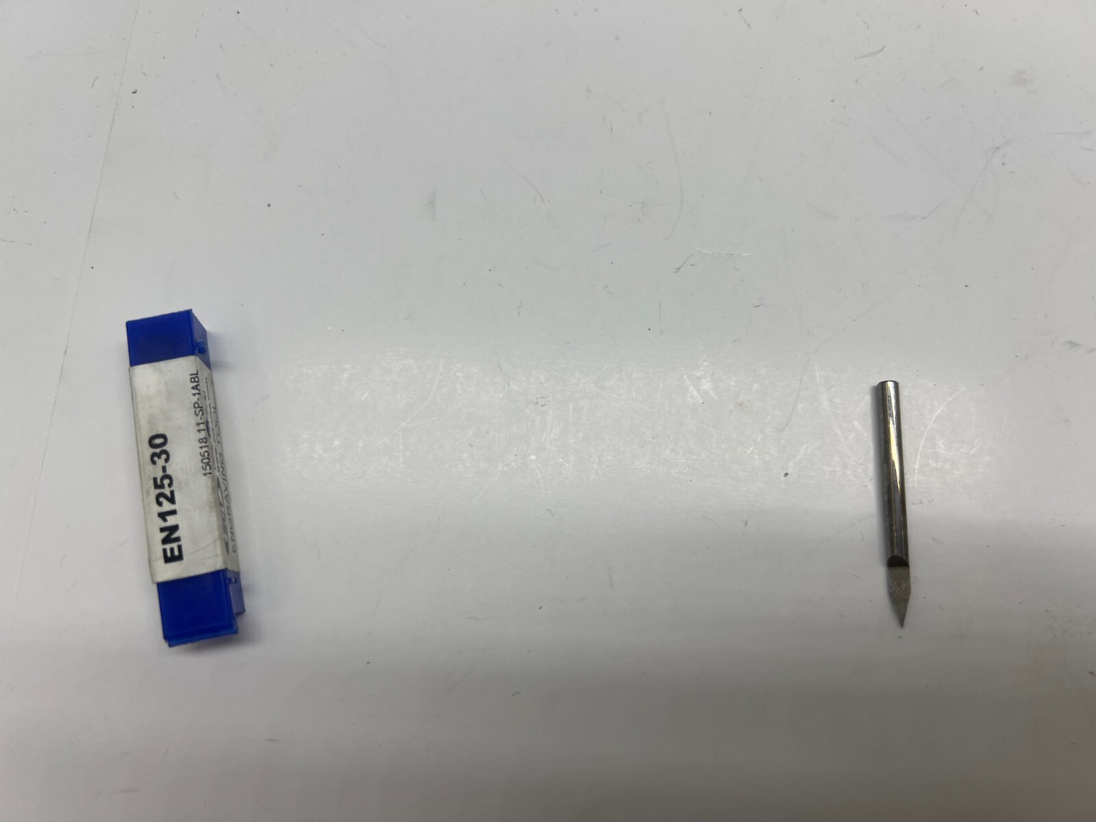 Scientific Cutting EN125-30 Conical Point Engraving Cutter: 30° 0.005″ Tip Diam