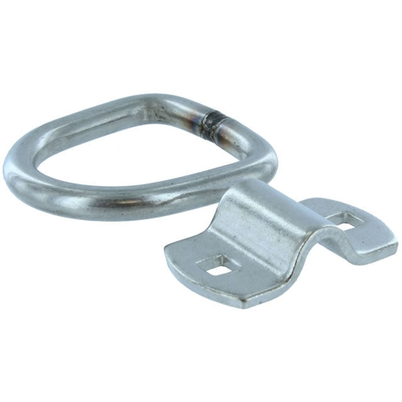 USCC 2-5/16″ D-Ring Tie Down w/Mounting Bracket – White Zinc Plated Steel -20PK