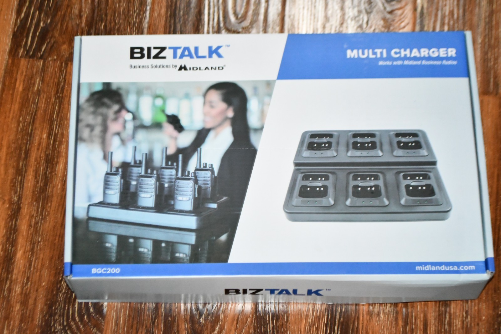 MIDLAND BGC200 Multi Charger For BizTalk BR200 Radio new 517c2