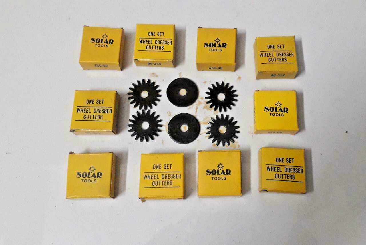 10 Pcs SOLAR Tools Wheel Dresser Cutters spare Cutters No 0 (4C/2W) Huntington