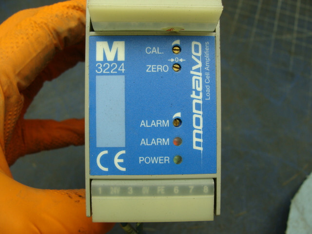 MONTALVO STRAIN GAUGE LOAD CELL AMPLIFIER M3224 11000898 24VDC 4W
