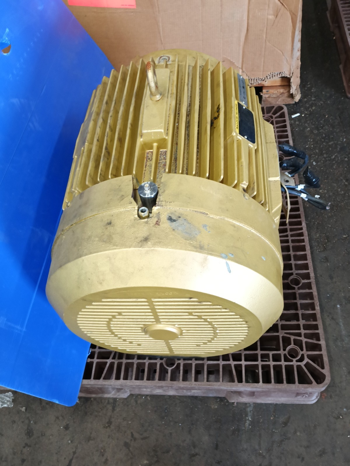 75 HP BALDOR RELIANCE EM43167 SUPER E MOTOR 169/84.9 VOLTS 230/460