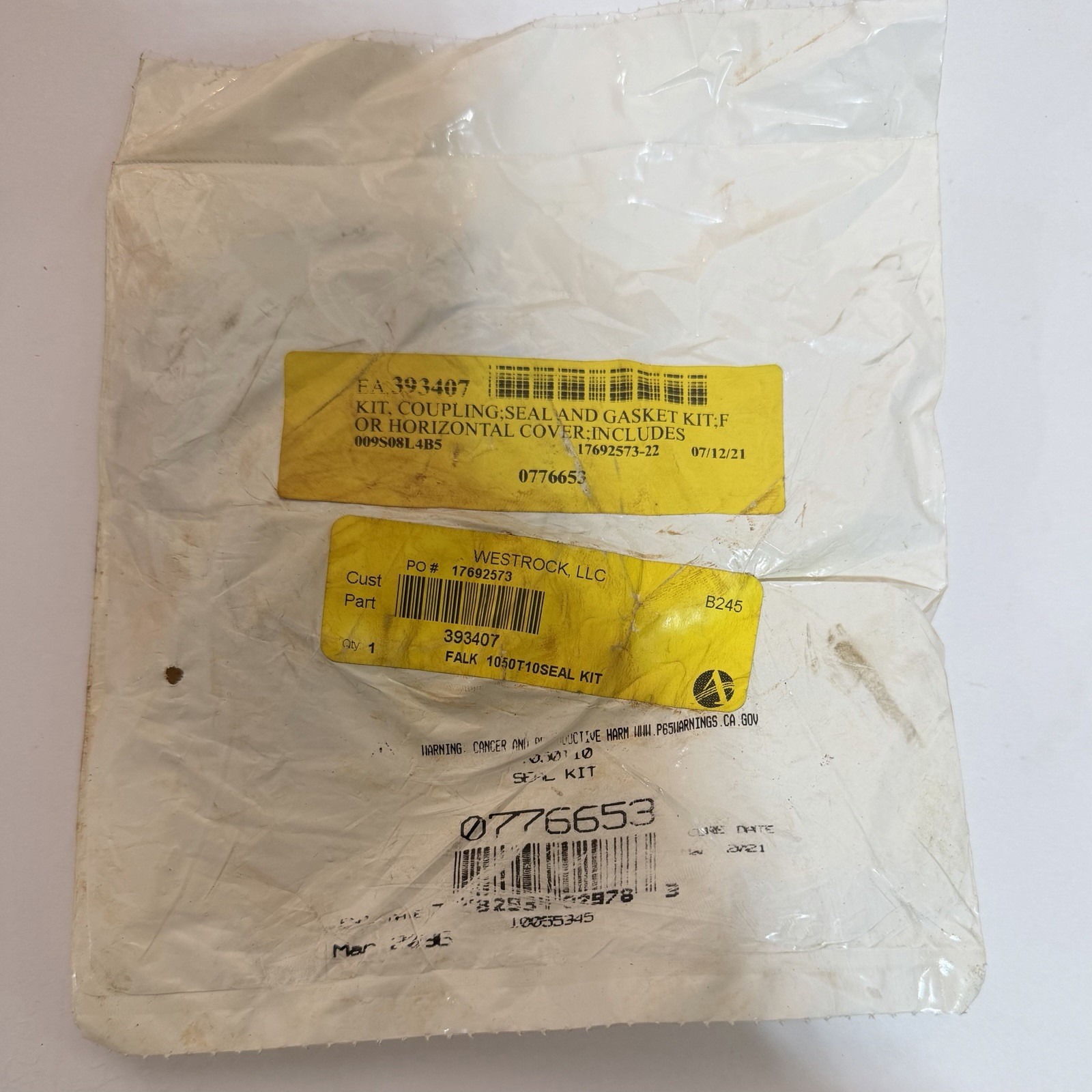 Falk/Westrock 0776653 Seal Kit