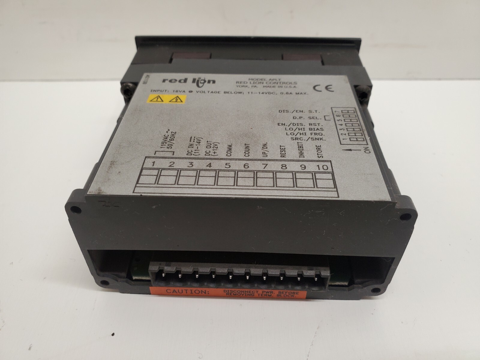 GUARANTEED! RED LION 115VAC DIGITAL COUNTER APLT0600