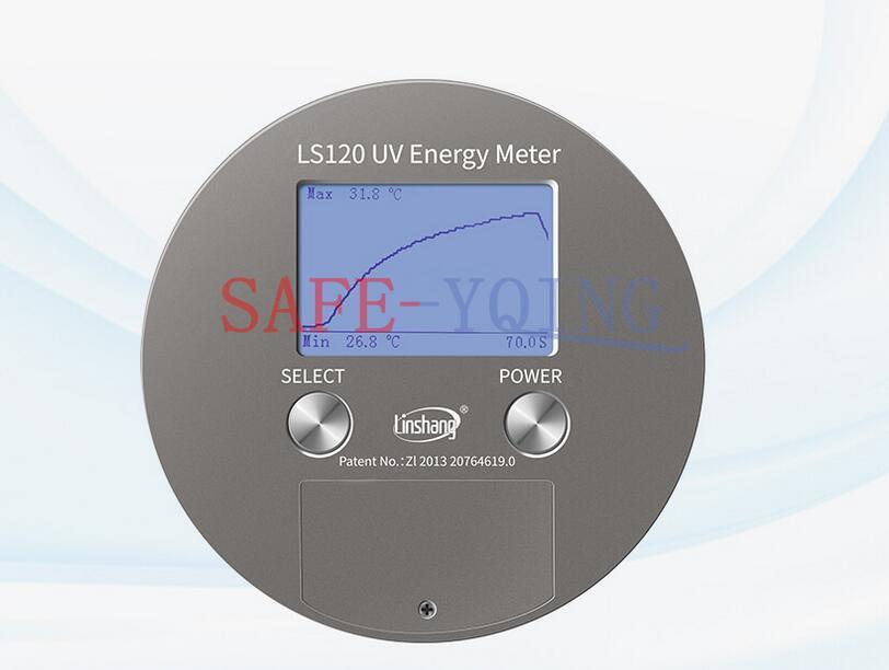 1PC New UV Energy Meter UV irradiance and temperature UV Energy meter LS120