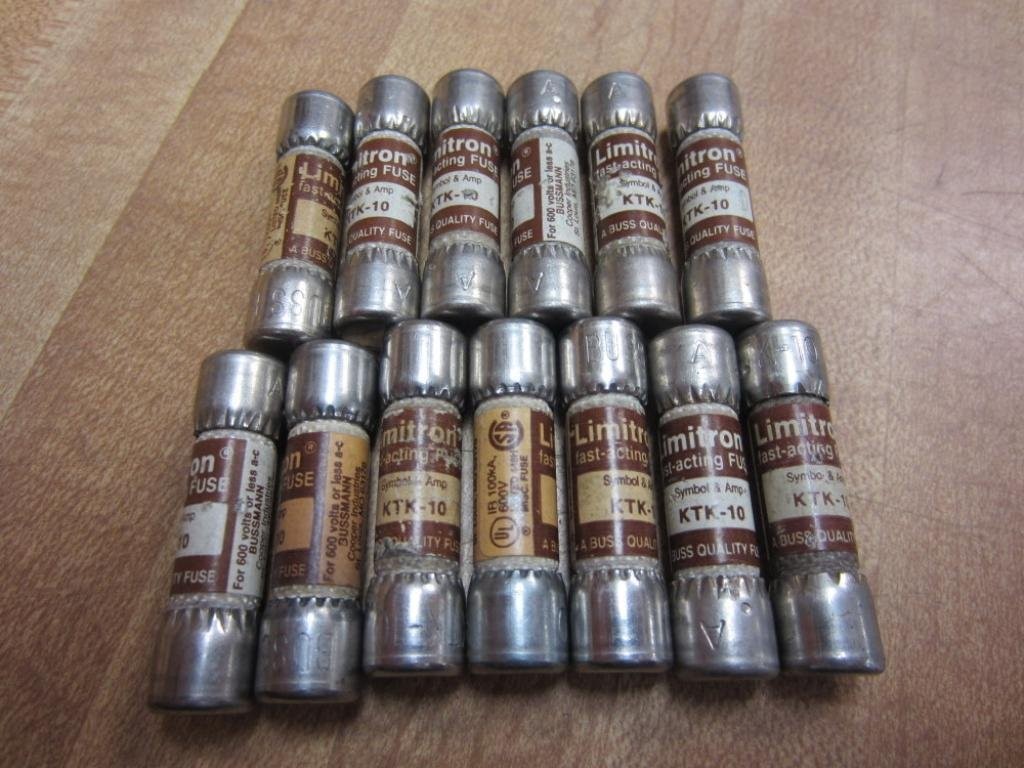 Bussmann KTK-10 Limitron Fuse KTK10 (Pack of 13)