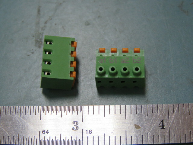PHOENIX CONTACT FK-MPT 0,5/4-ST-3,5 BD:A1-B2 Qty of 25 per Lot PCB connector, n