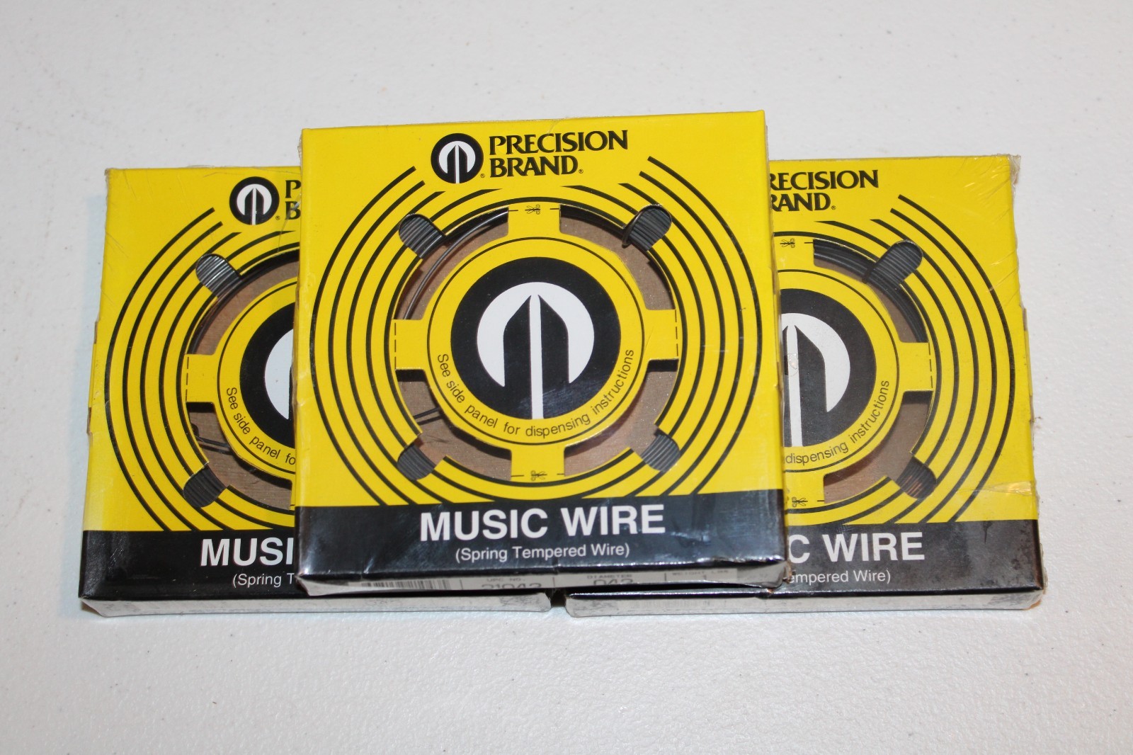 3 ROLLS Precision Brand Superior Music Wire 1 Lb. .043 Diameter Roll 21043 NEW