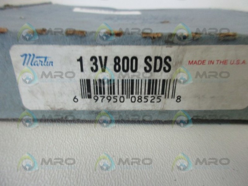 MARTIN 1 3V 800 SDS V-BELT GROOVE SHEAVE NSMP