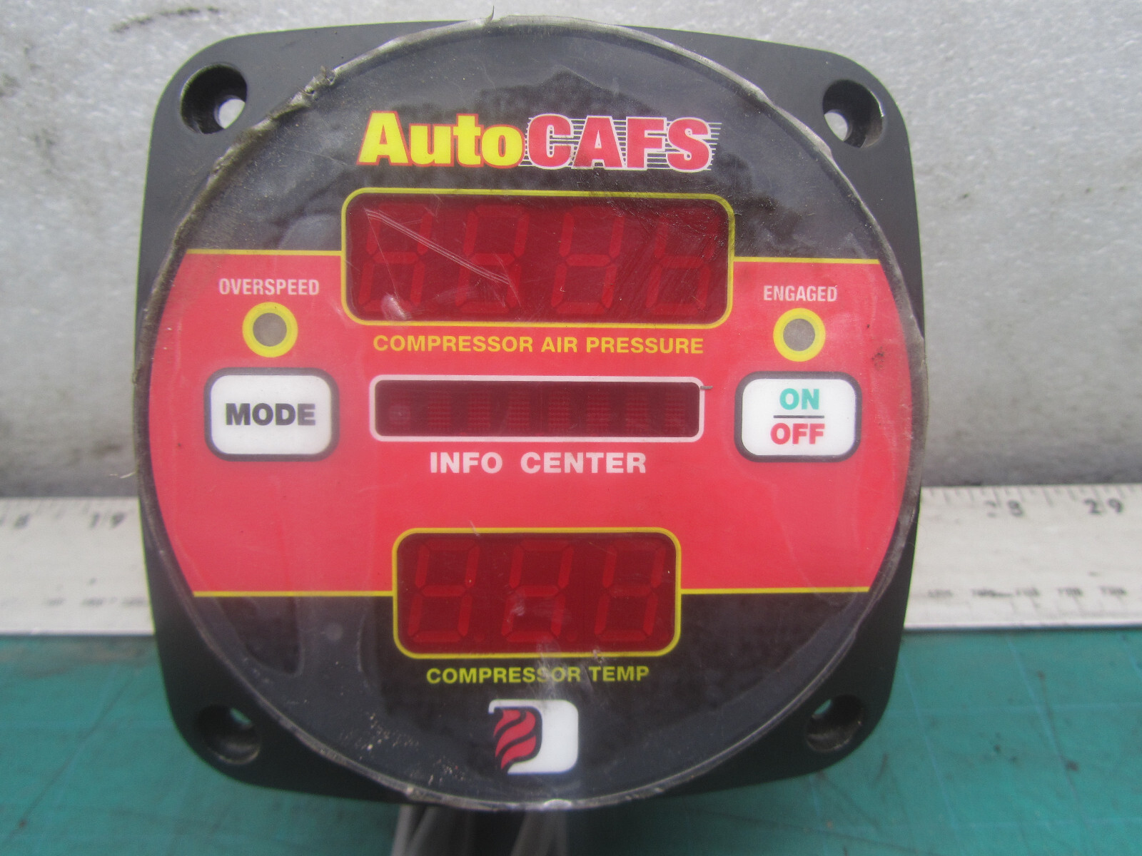 FIRE RESEARCH CENTER XE-CE010-D0B AIR PRESSURE & TEMPERATURE DISPLAY, AUTOCAFS
