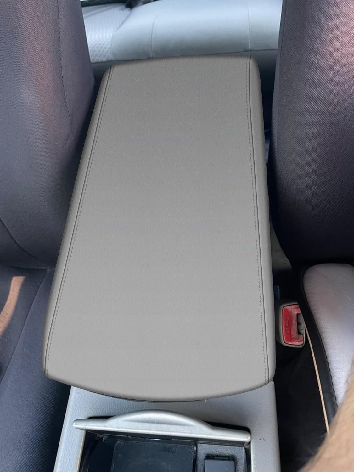 Light Gray Console Cover for 2007-2011 Toyota Camry Gray Armrest Cover Console