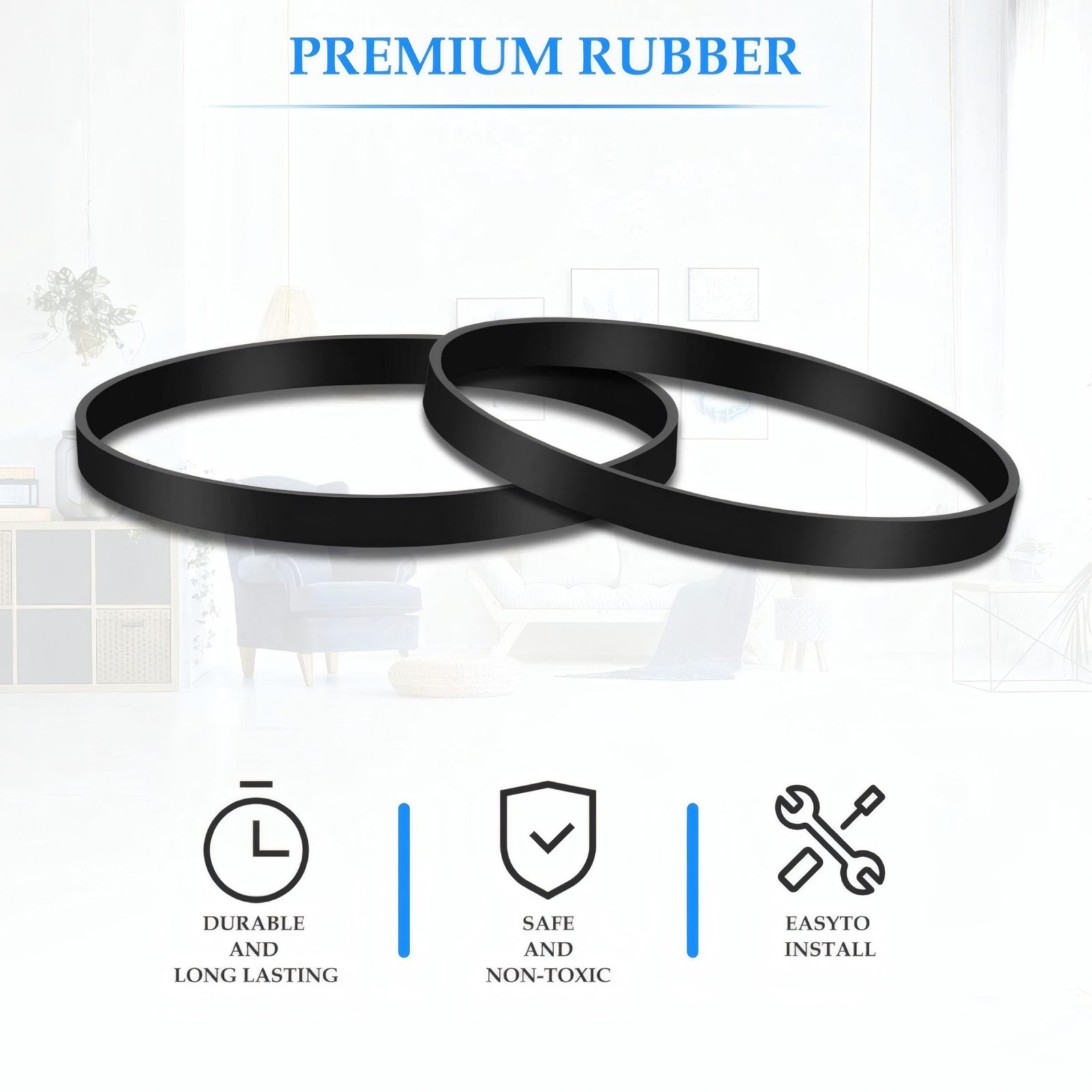 Replacement Belts 562289001 AH20065 for Hoover UH30308, UH30310, UH30600