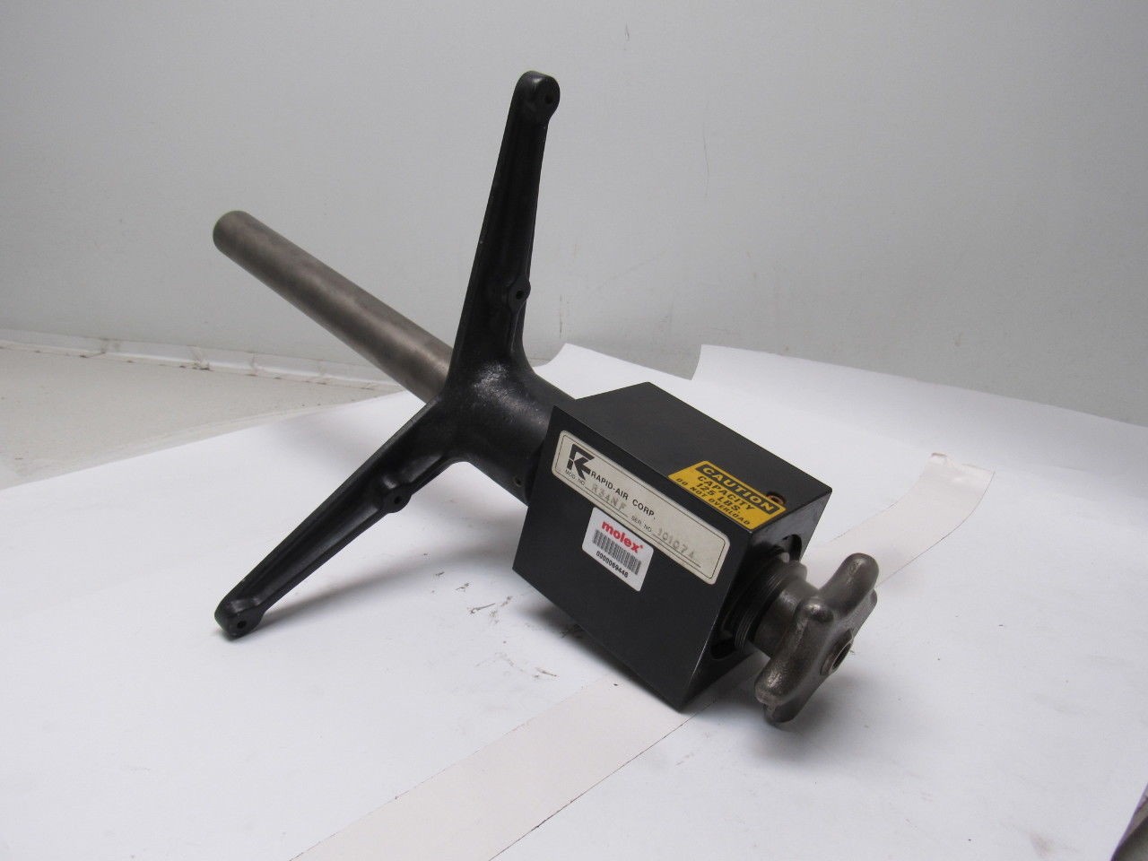 Rapid-Air R34NF 1-1/2″ x 12″ Shaft Coil Reel Spool Holder 125# Capacity