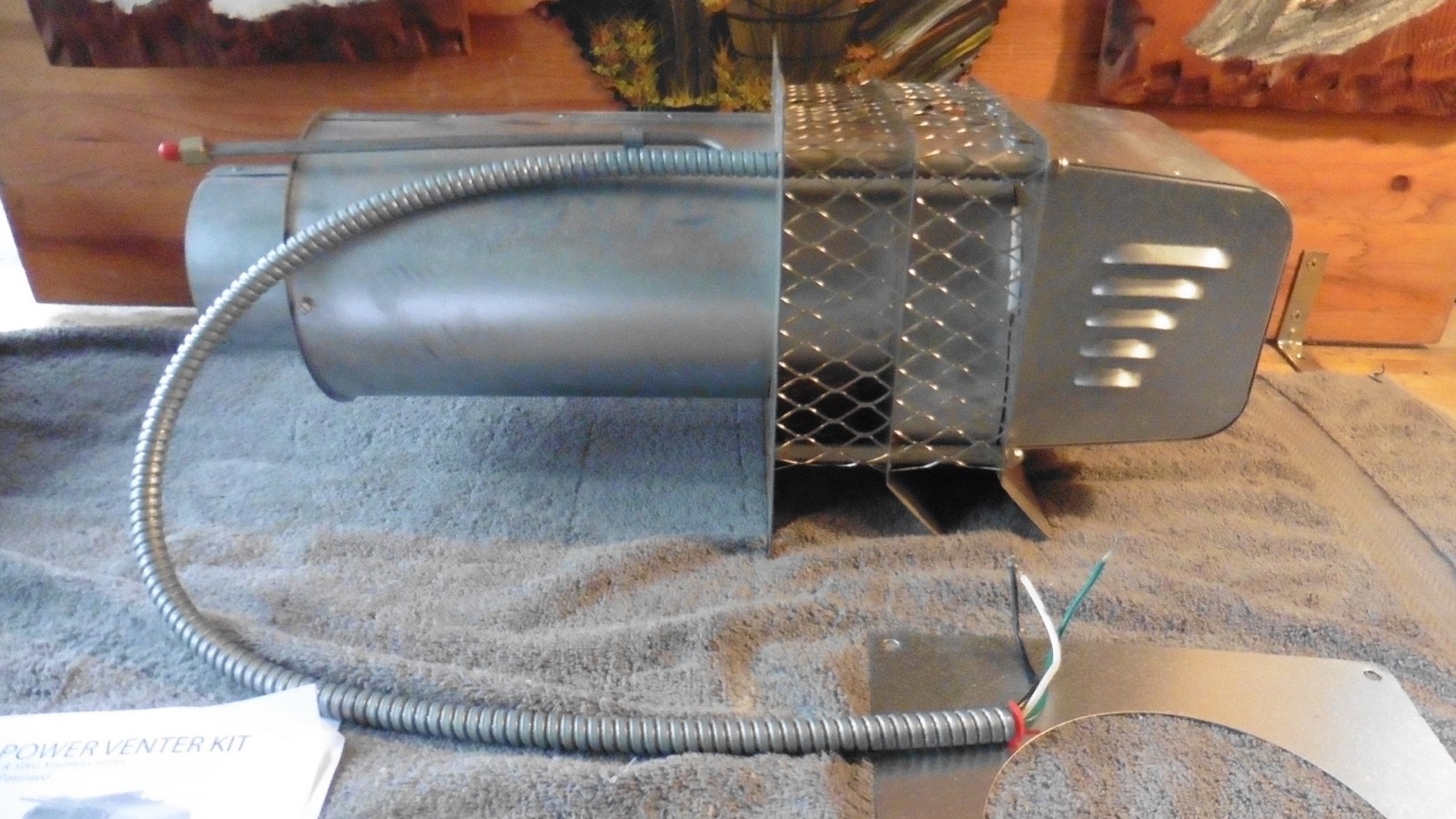 Field Controls SWG-4HD Sidewall Power Venter 115VAC 60Hz 136W Aluminum Steel NOB