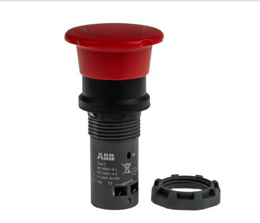 ABB 1SFA619550R1051 E-Stop Emergency Stop Button CE4T-10R-02 NEW SEALED