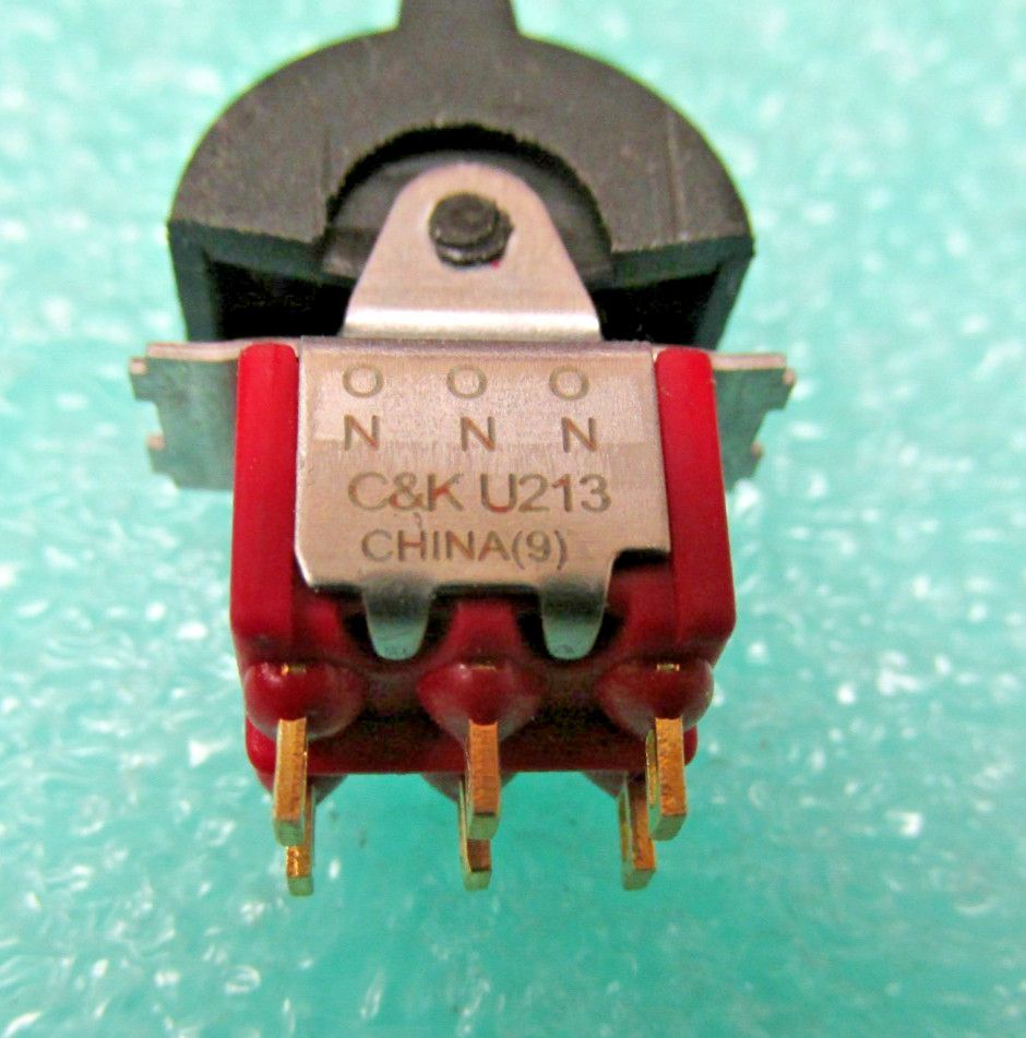 24-NEW 2PC C&K Components U213 Miniature Toggle Switch 6-PIN 2A 120VAC ON ON MOM