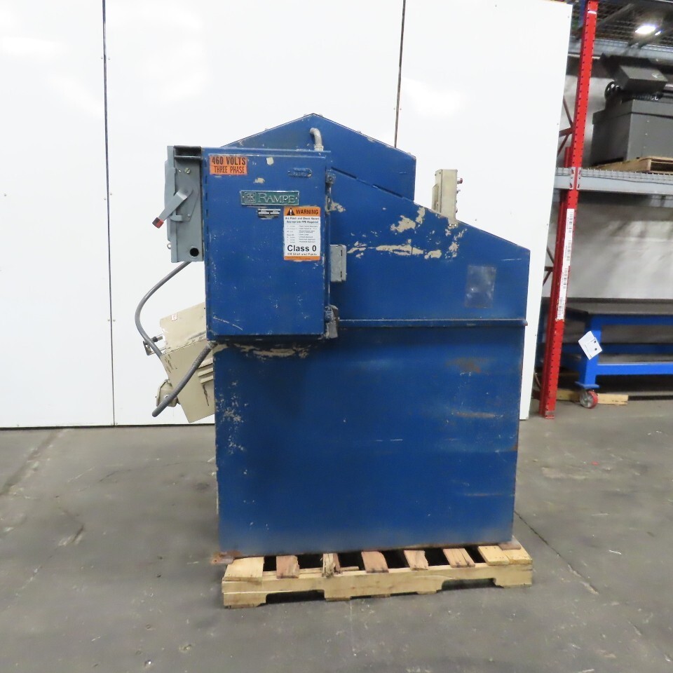 Rampe TC-1 V Conical Tilting Abrasive Media Tumbler 480V 3Ph 12″ x 17″D Barrel