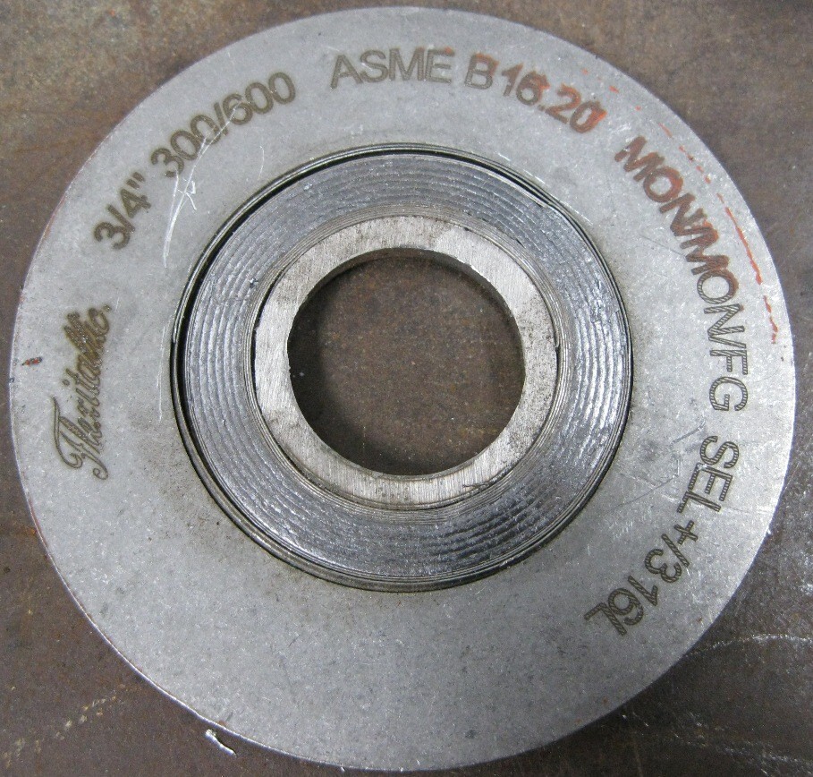 FLEXITALLIC 1” 300/600 GASKET B16.20 MON/MON/SEL F316l MONEL STAINLESS QTY. 10