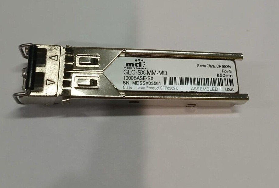 Md memorydealers GLC-SX-MM-MD 1000BASE-SX 850nm GIGABIT SFP MODULE